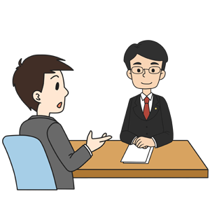 弁護士に依頼するメリット１・面談風景